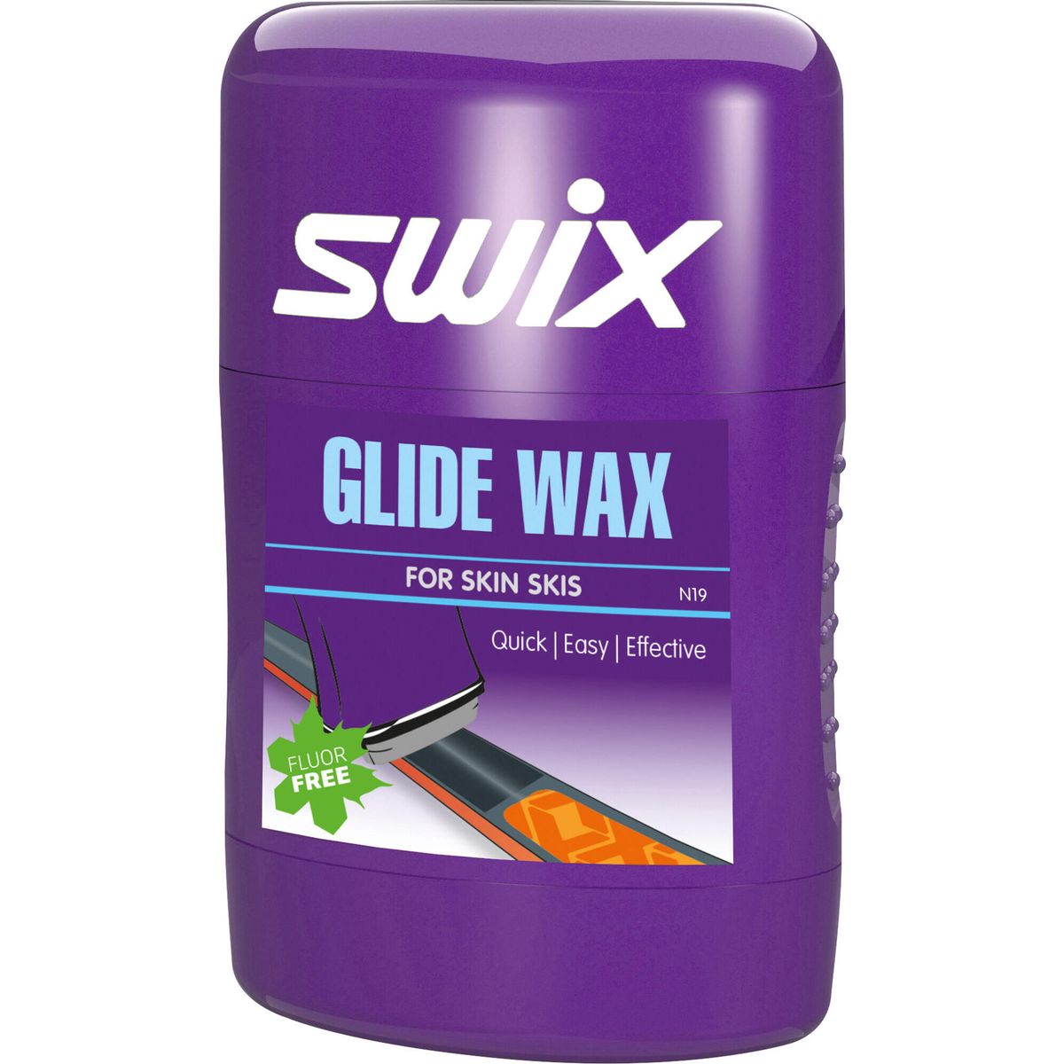Swix N19 Glide Wax For Skin Skis n19 glide wax for skin skis (N19)