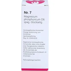 Nr. 7 Magnesium Phosphoricum D6 Spag. Glückselig 50 ML