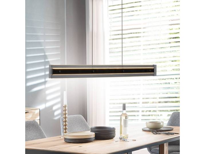 Schöner Wohnen Hängeleuchte Lena, dimmbar, schwarz, für Wohn- / Esszimmer, Metall, Modern