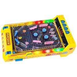 Merchant Ambassador Electronic Arcade Pac-Man Pinball, Retro Gaming, Gelb, Mehrfarbig