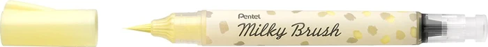 Pentel Milky Brush XGFH-PGX Brush-Pen gelb, 1 St.