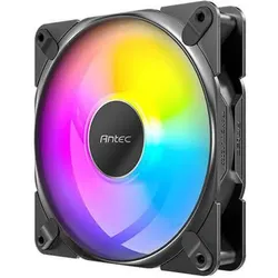 Antec Tranquil 120 ARGB, 120 mm x 25 mm Gehäuselüfter, ARGB PWM-Lüfter, 2000 U/min, 64,02 CFM, 2,45 (120 mm, 1x), PC Lüfter, Schwarz