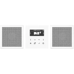 JUNG DABLS2WW Smart Radio DAB+ (DAB+, Bluetooth), Radio, Weiss