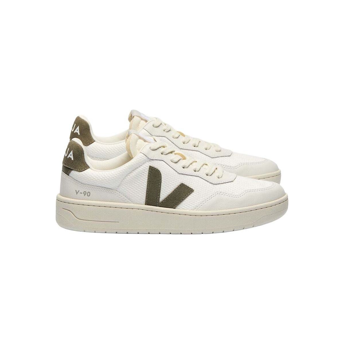 Veja V-90 B-mesh Men white kaki 40 VD1720484B400