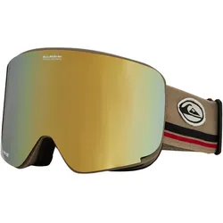 QUIKSILVER SWITCHBACK Schneebrille 2026 fallen rock/clux ml gold
