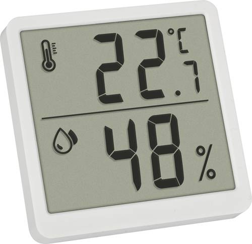 TFA Dostmann Digitales Thermo-Hygrometer Thermo-/Hygrometer Weiß 1St.