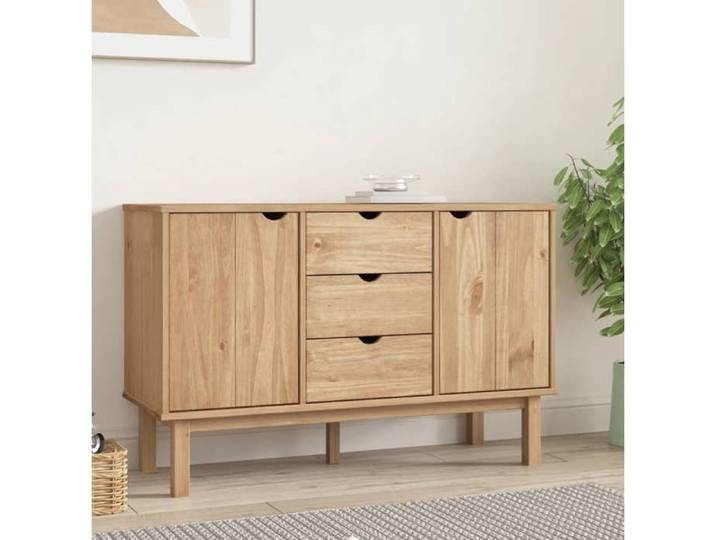 Buffet-Meuble de rangement OTTA 113 5x43x73 cm Bois massif de pin