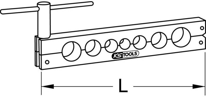 Matrice à collets métrique 10 – 22 mm KS TOOLS 122.2200