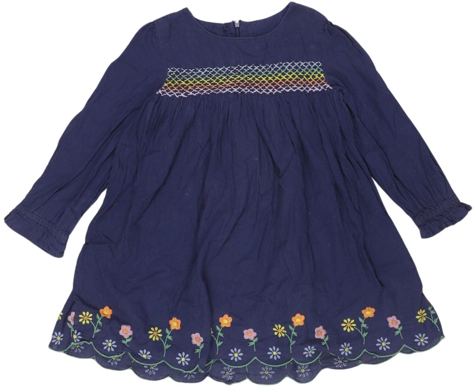 Mini Boden Mädchen Kleid, Marineblau, Gr. EU 104, Baumwolle - Second Hand