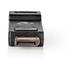 Nedis Displayport-Adapter - DisplayPort Stecker - HDMI Ausgang - 1080p@60Hz - Vernickelt - Gerade - Rund - ABS - ABS - Schwarz - Box