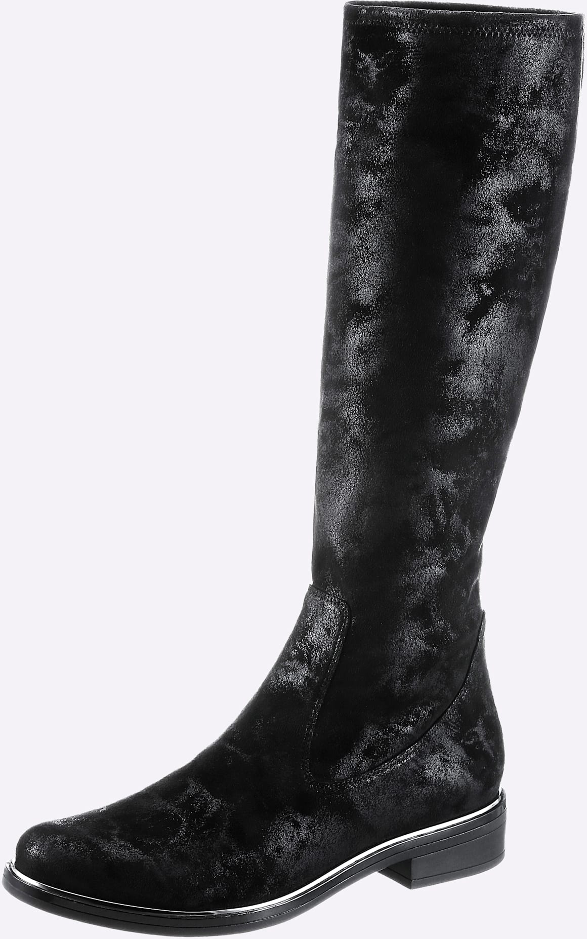 Stiefel CAPRICE, Damen, Gr. 5,5, schwarz, Textil, Schuhe Stiefel schwarz 5,5
