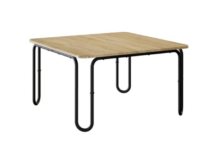 Heofavd Couchtisch Sonoma Eiche 100x100x45 cm Beistelltisch Quadratisch