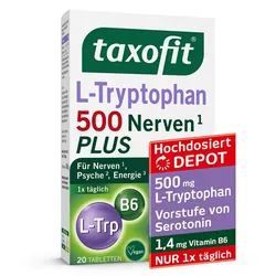 TAXOFIT L-Tryptophan 500 Tabletten 20 St