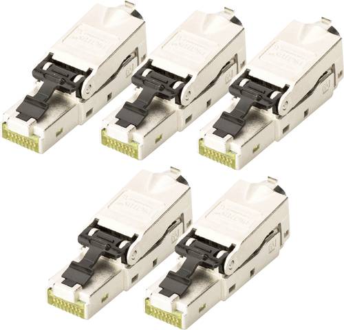 Digitus DN-93631-5 RJ45-Einbaumodul Keystone CAT 6a 5St.
