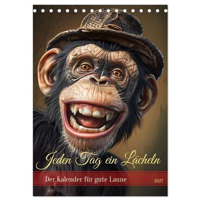 Jeden Tag ein Lächeln (Tischkalender 2027 DIN A5 hoch), CALVENDO Monatskalender