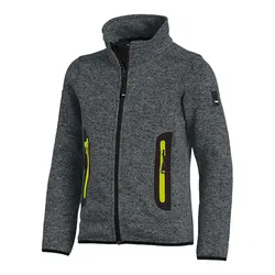 Kinder-Strickfleecejacke "MATS" KIDS - 134/140 - anthrazit