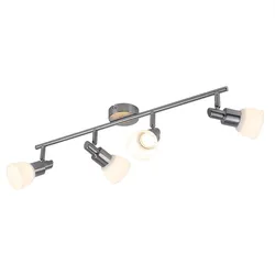 LED Decken Spot Leuchte Wohn Schlaf Zimmer Strahler Leiste Lampen beweglich WOFI 9361.04.64.0000