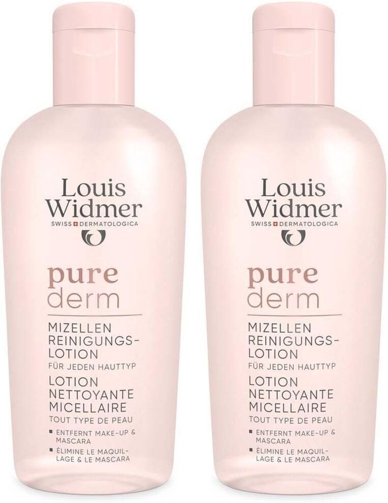 Louis Widmer Widmer purederm Mizellen Reinigungslotion o.P. 2x 2x200 ml Lotion