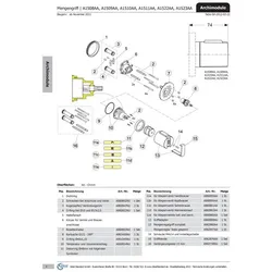 Ideal Standard Dekorring DEA, mit Symbol Seitenbrause, A860861AA Armaturenmodule A860861AA