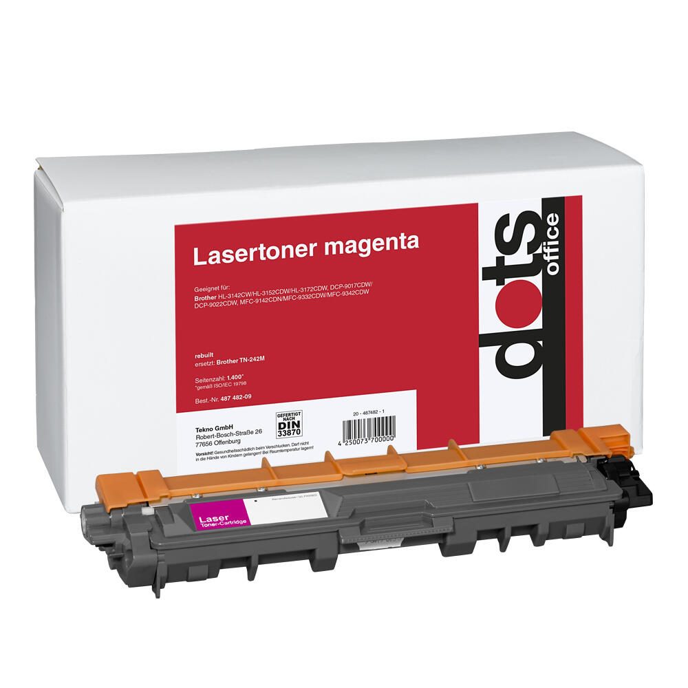 dots Toner kompatibel zu brother TN-242M magenta 1248,0006-DOTS