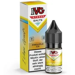 IVG Intense Pineapple Ice NicSalt Liquid 10ml / 20mg