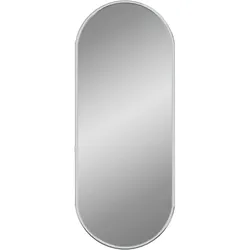 vidaXL Wandspiegel Silbern 50x20 cm Oval