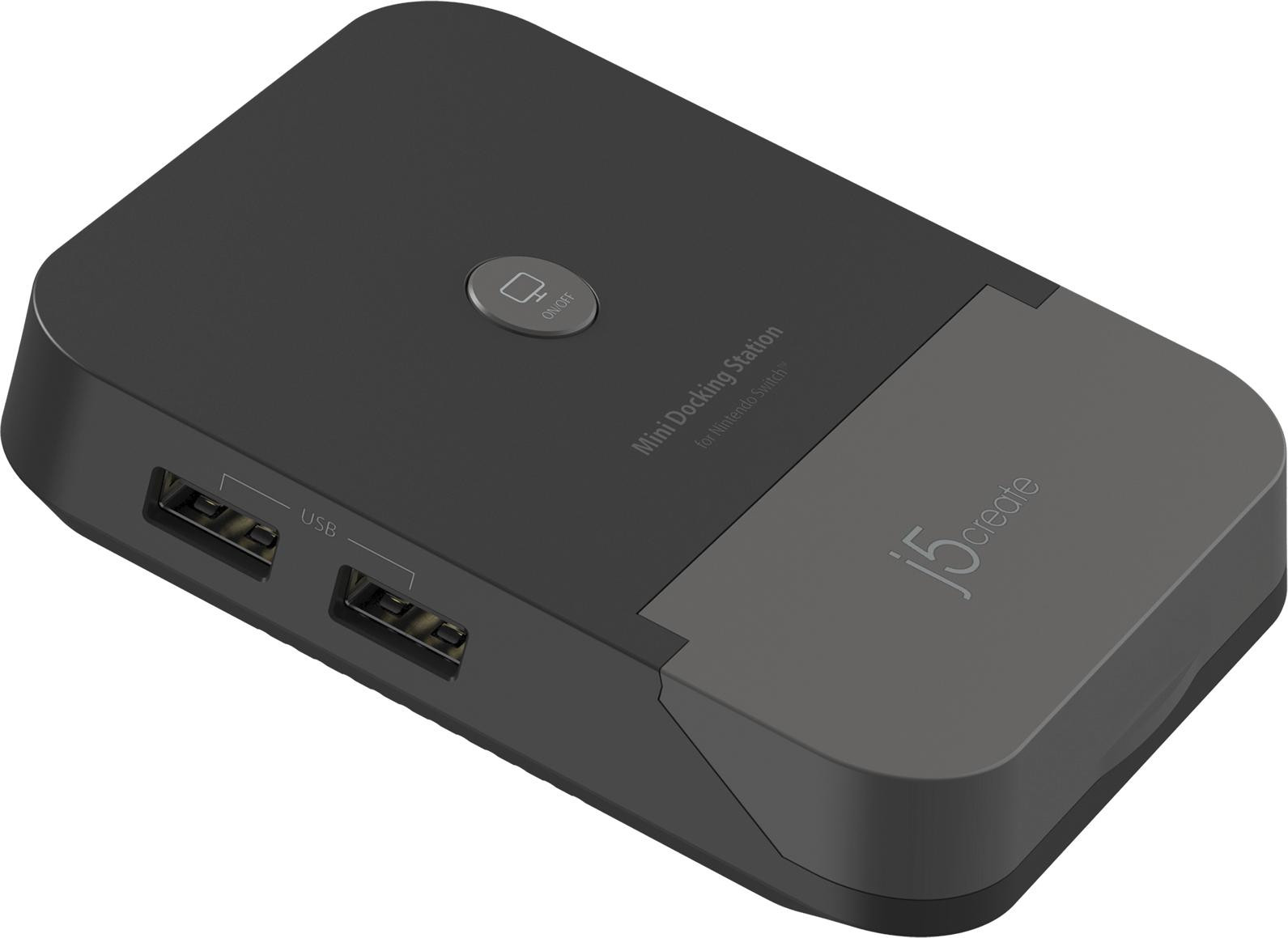 j5create JCD620-N USB-C Hub, Zwart en Grijs