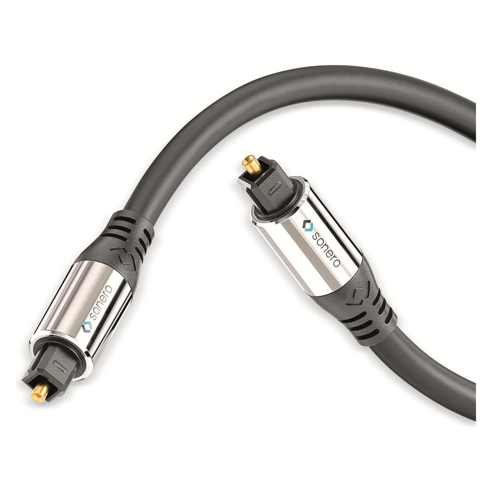 Purelink Optisches Audio Kabel 15,0m (15 m, Toslink Kabel) (S-OC100-150)