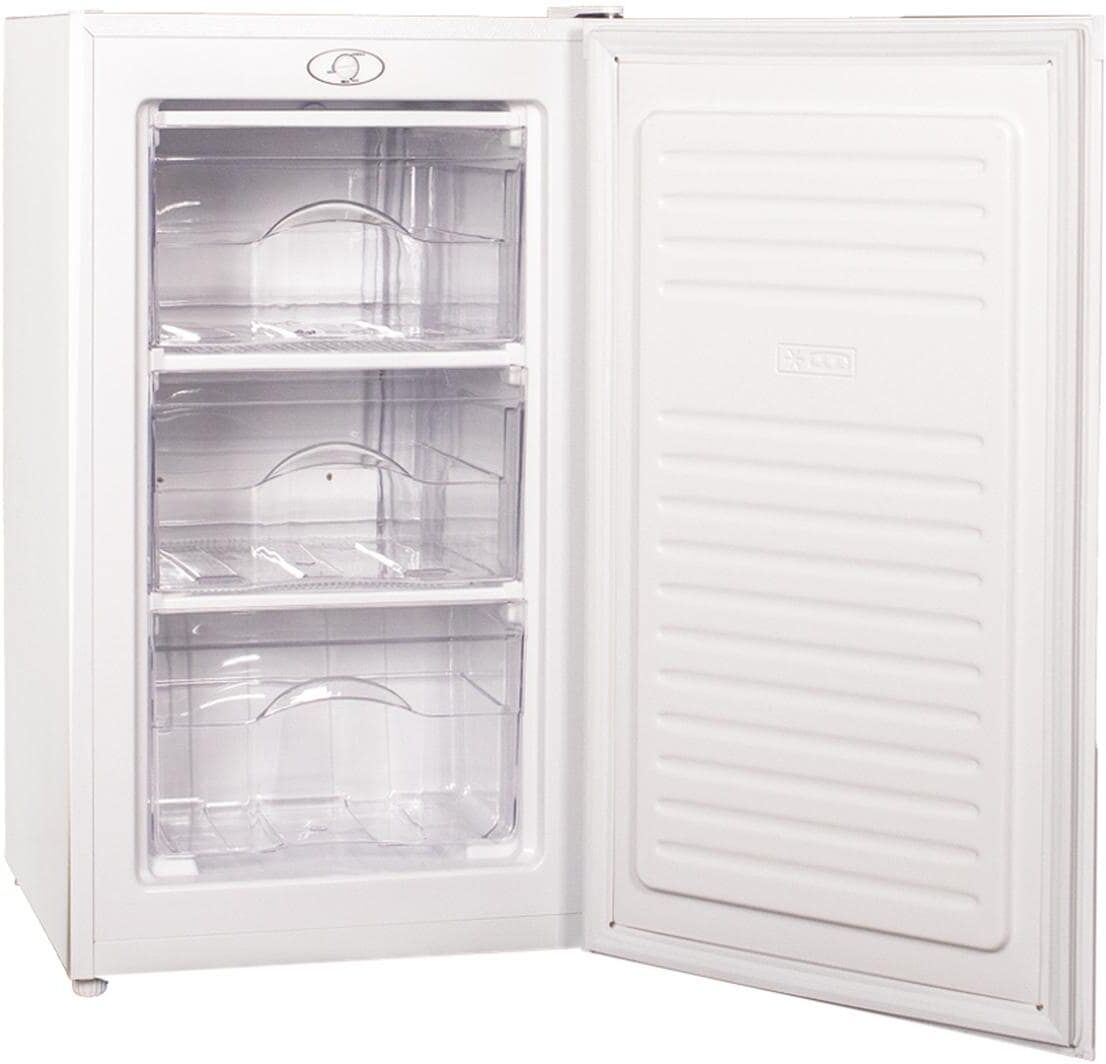 KIBERNETIK Gefrierschrank "Gefrierschrank ECOTK64", Energieeffizienz: D, weiss (weiß), B:48cm H:84cm T:50cm, Gefrierschränke, Gefrierschrank weiß Einheitsgröße