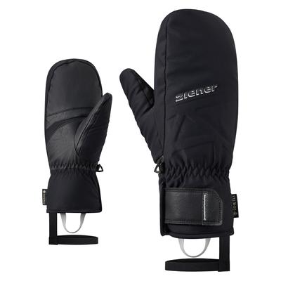 Fäustlinge ZIENER "GUULSO-Z GORE-TEX + GORE‑TEX plus warm", Herren, Gr. 10.5, schwarz, Materialmix, Handschuhe Fäustlinge, wasserdicht, winddicht, atmungsaktiv, extra warm