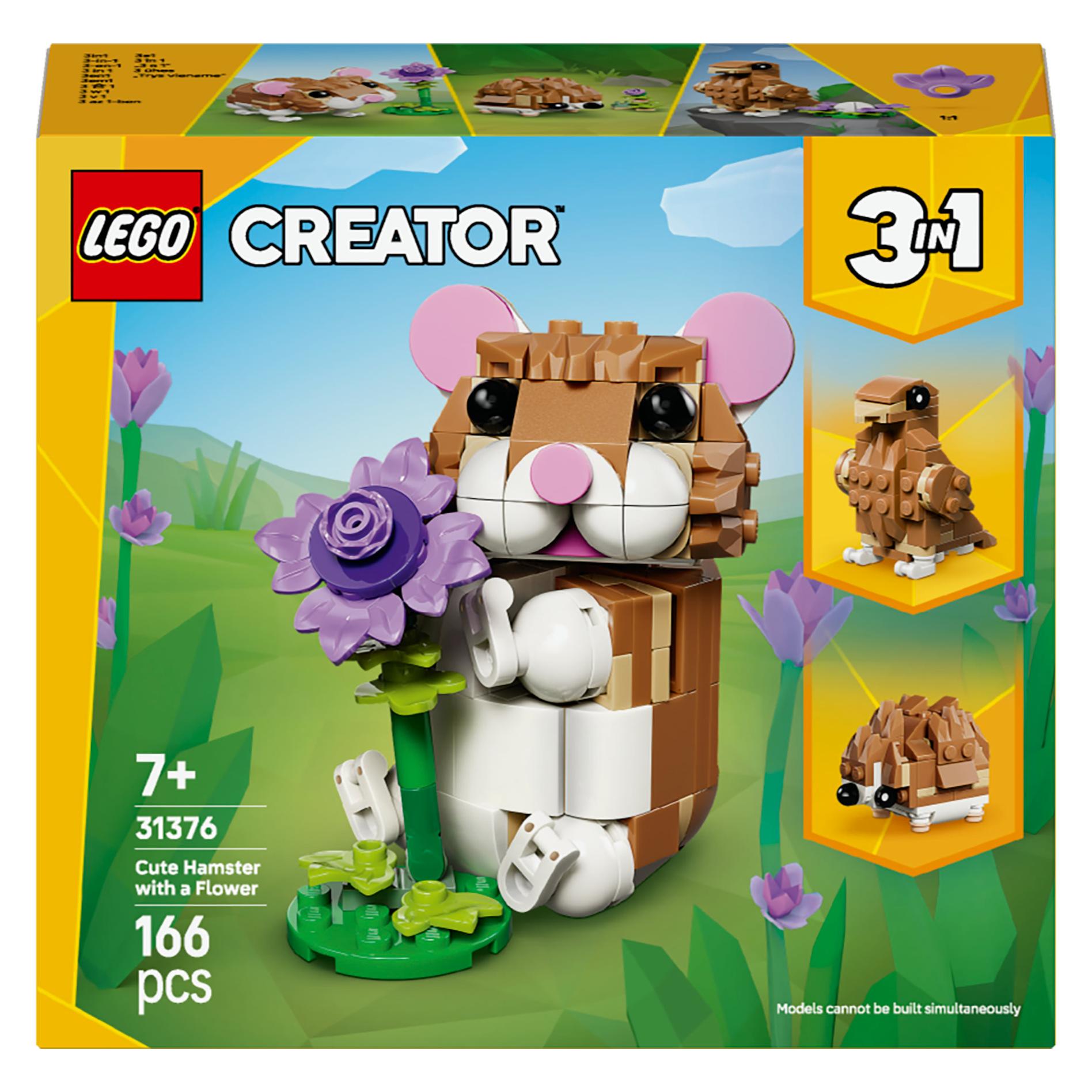 LEGO Niedlicher Hamster mit Blume (31376) (31376)