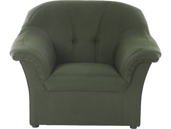 Sessel DOMO COLLECTION Pegnitz zeitlos, elegant und bequem , grün, B:105cm H:82cm T:82cm, 100% Polyester, Sessel, Sessel