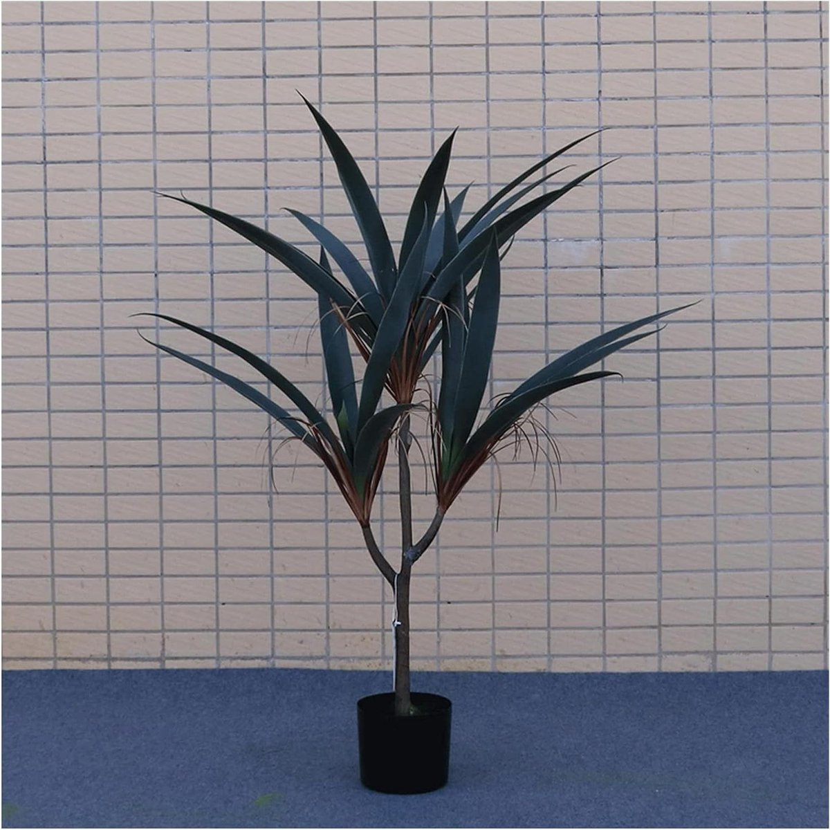 Kunstboom met pot - Groene bonsai nepplant voor interieurdecoratie - Hoogte: 120 cm