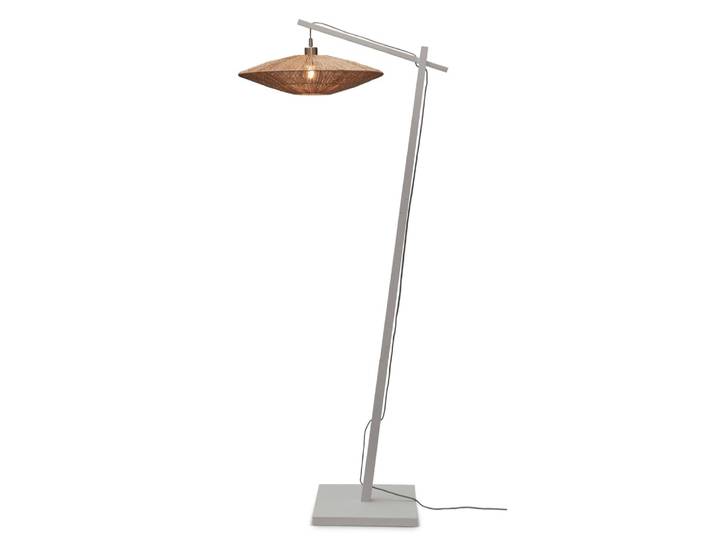 Lampadaire textile brun ø55cm