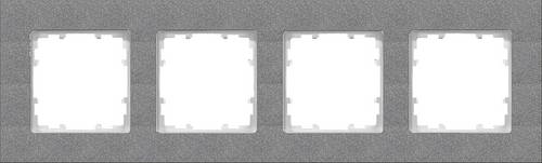 Siemens DELTA miro Rahmen 4-fach Farbe carbonmetallic Abmessungen 303x 90mm 5TG11142