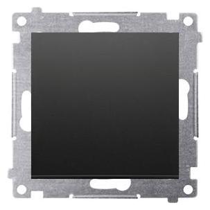 Kontakt Simon Simon 54 Einpoliger Schalter (Modul) 10AX 250V Schnellanschlüsse schwarz matt DW1.01/4 (DW1.01/49)