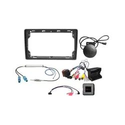 ACV Radioblende 9 Zoll mit Radioanschlusskit Lenkradfernbedienung Citroen / F...