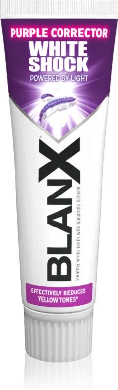 BlanX White Shock Purple dentifrice blanchissant aux pigments violets 78 ml