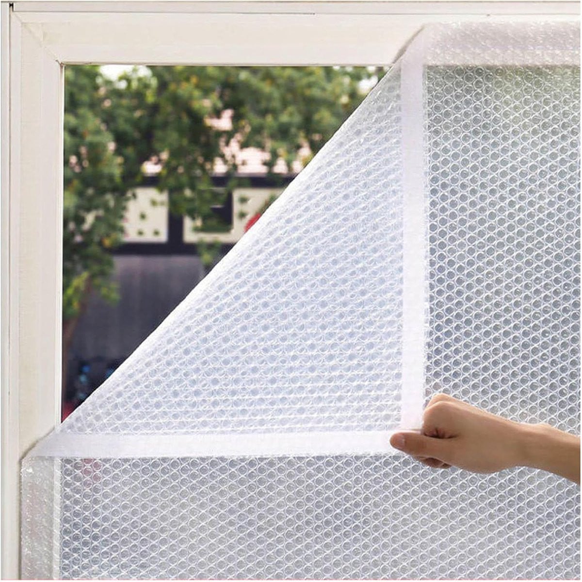 Raamisolatie Set met Transparante Drielaagse Isolatie Folie - 70 x 130 cm