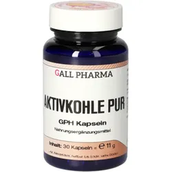 AKTIVKOHLE Kapseln Pur GPH 30 St