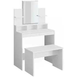 Vicco, Schminktisch, Ania mit Bank (80 x 40 x 140 cm)