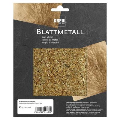 KREUL Blattmetall Flocken Gold 2 g