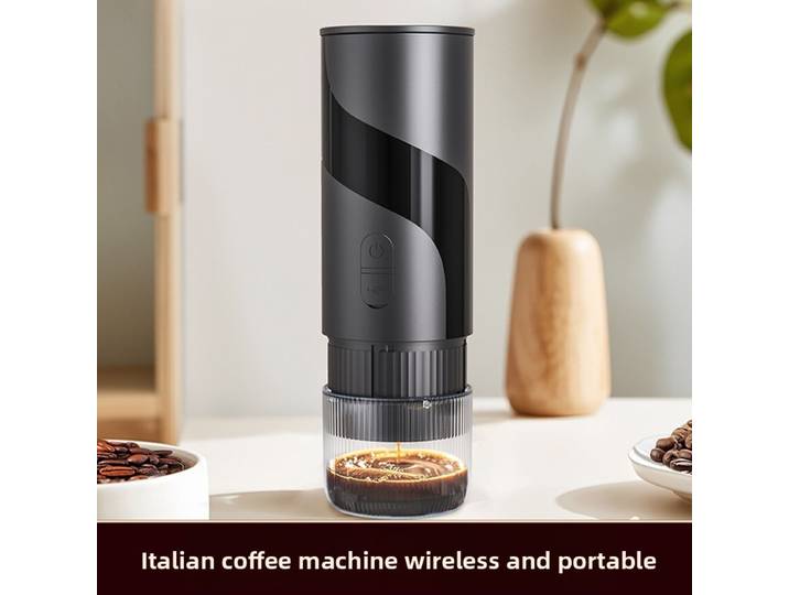 Mini Machine à café Portable, Machine à expresso sans fil, Rechargeable par USB, pour Capsules, conception compacte de voyage