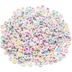 Buchstabenperlen, pastell, 7 mm Ø, 50 g