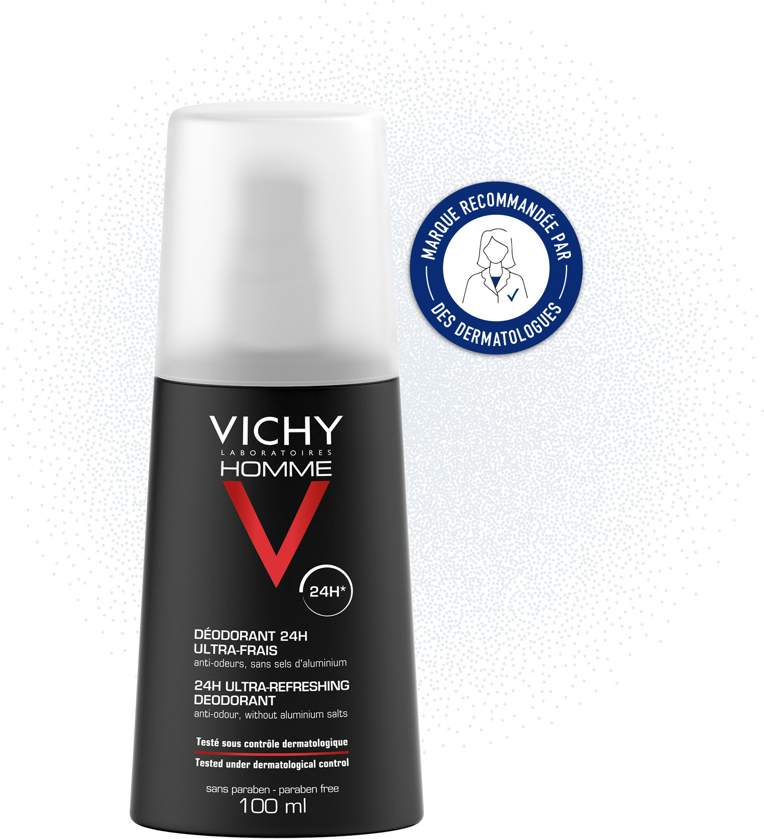 Vichy Déodorant Vaporisateur Ultra-Frais Homme Soins pour le Corps