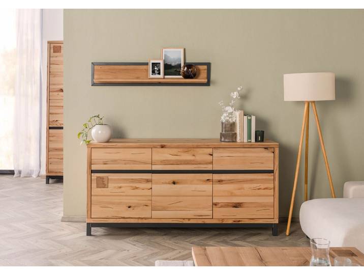 Sideboard Kernbuche 175x45x85 natur geölt VILLANDERS #108