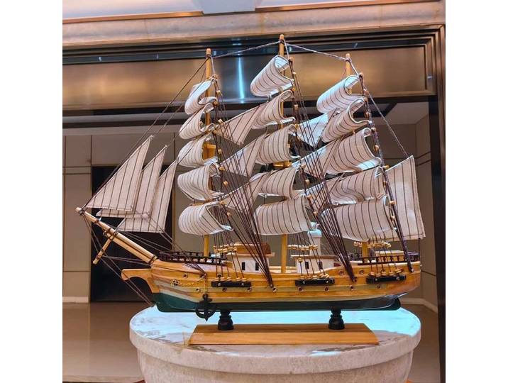 Voile lisse, décorations de voilier en bois massif, décoration de bureau, cadeaux d'ouverture d'entreprise haut de gamme, nouveaux cadeaux pour la maison