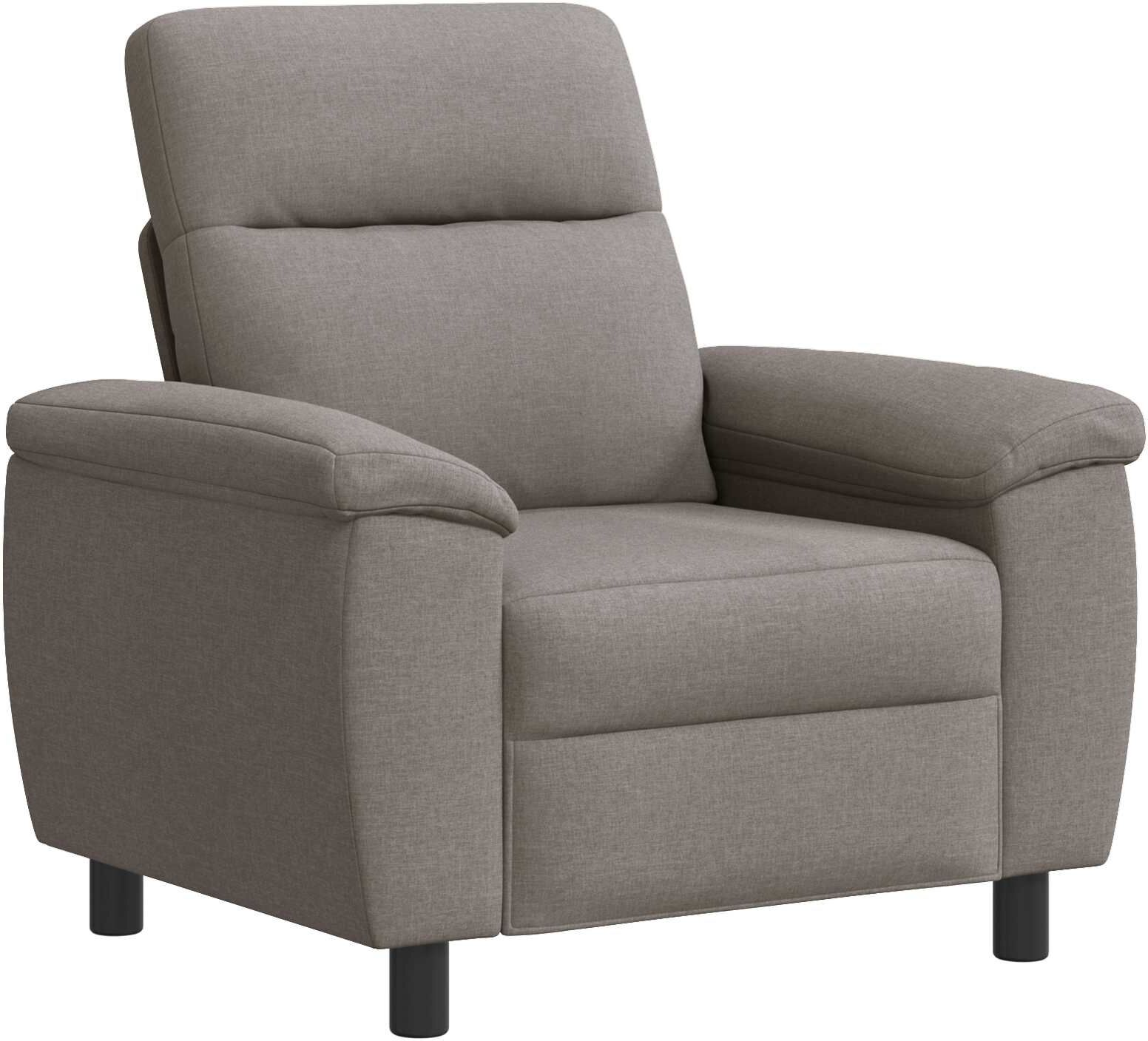 vidaXL Canapé Taupe 95 x 90 x 95 cm Tissu
