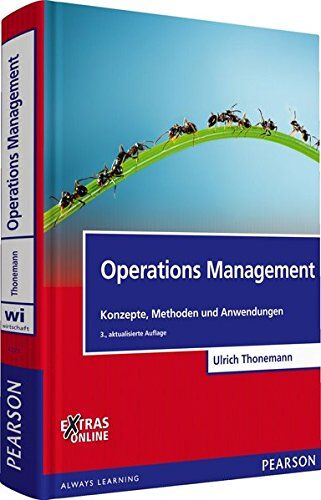Thonemann, Prof. Dr. Ulrich - Operations Management: Konzepte, Methoden und Anwendungen (Pearson Studium - Economic BWL) - Preis vom 02.10.2026 23:42:20 h