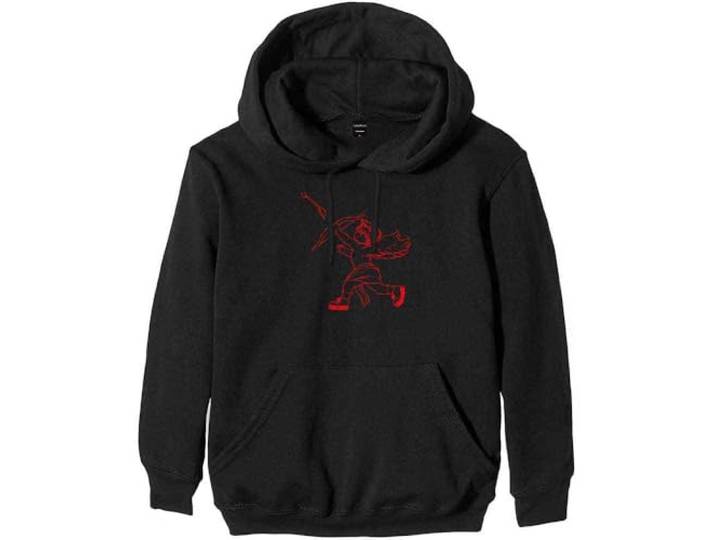 Yungblud Capuchon Cupid Logo nieuw Officieel Unisex Zwart Pullover S